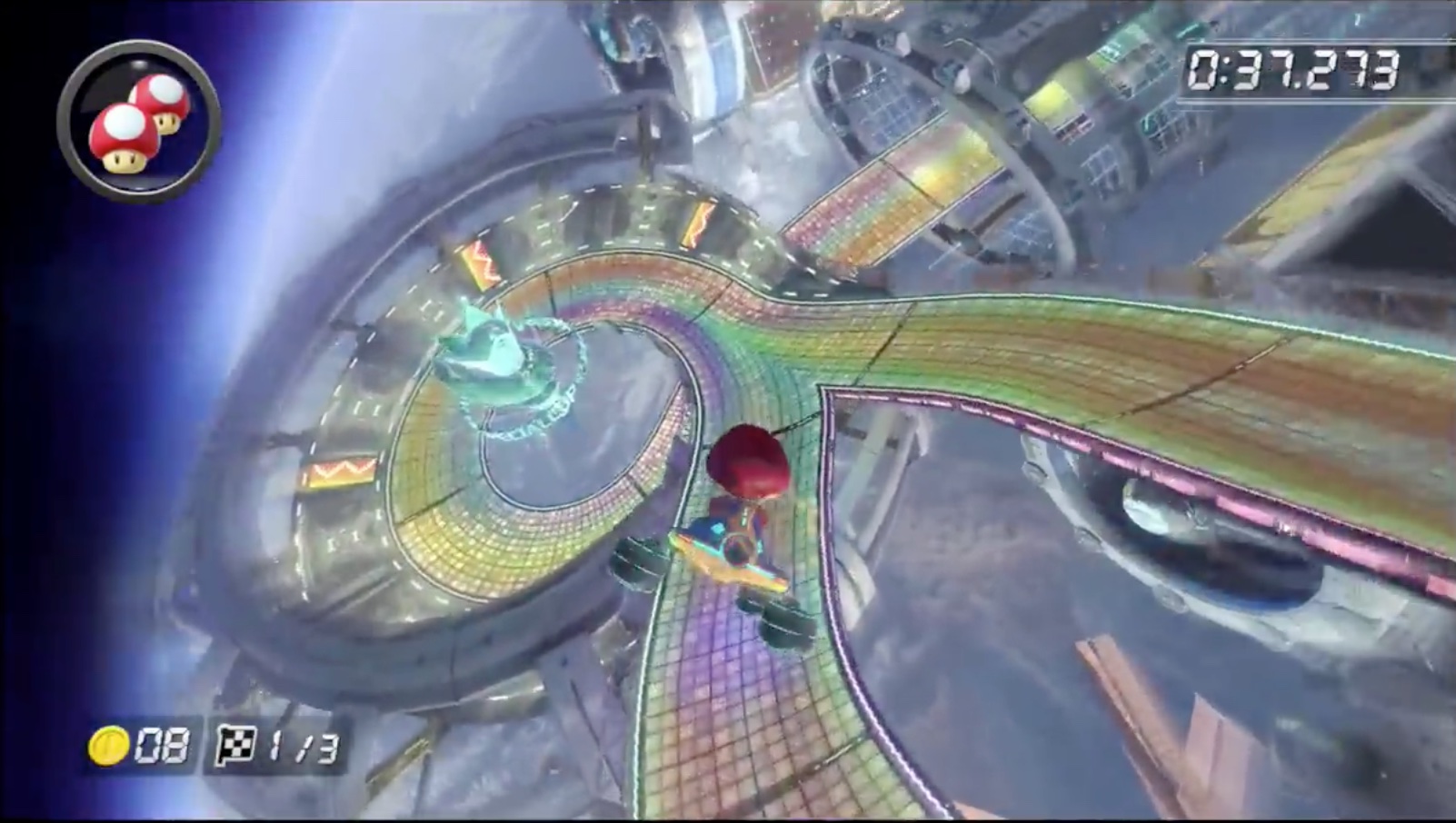 Mario Kart 8 gameplay footage (2014)